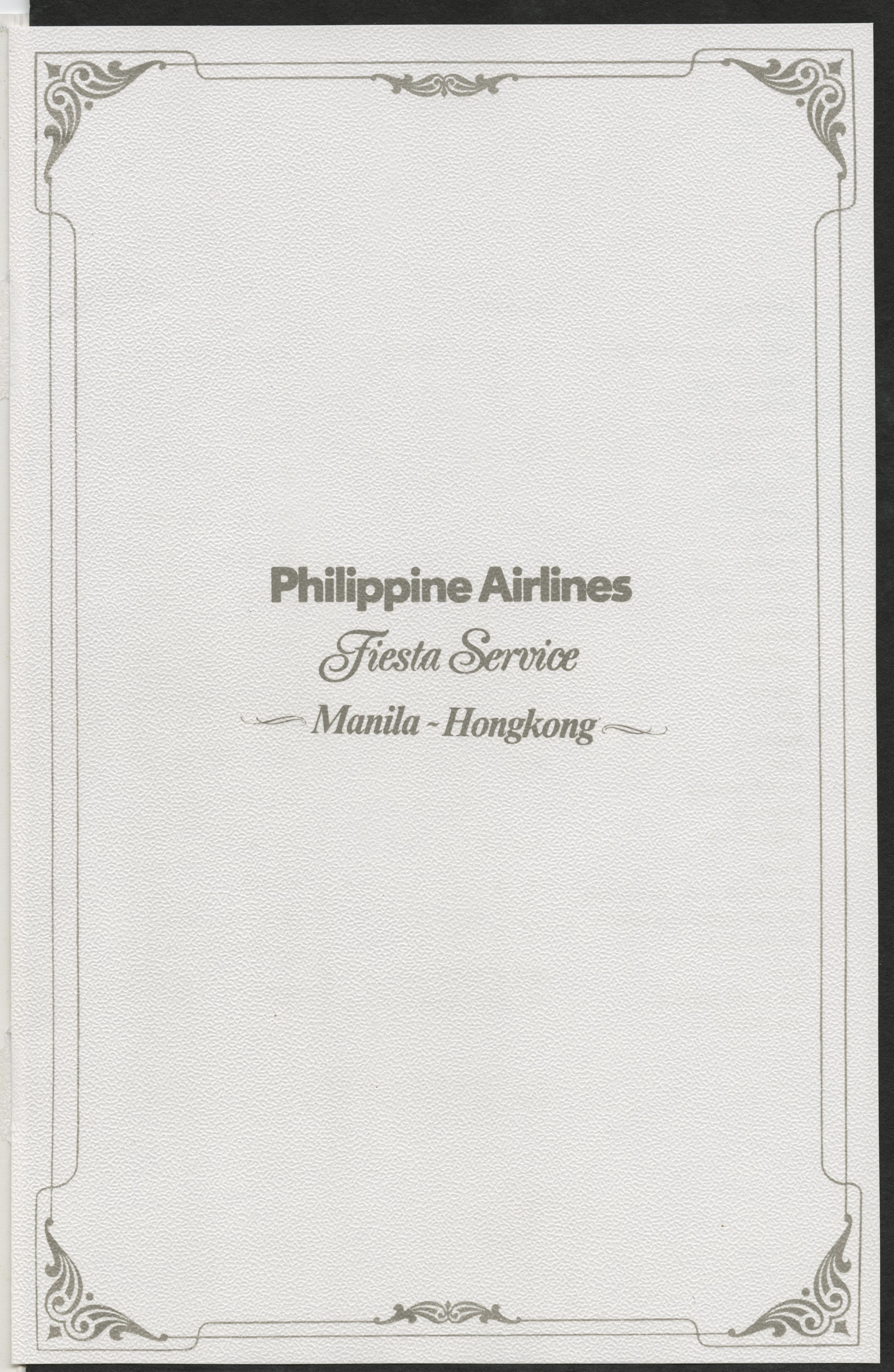 Manila to Hong Kong, Fiesta Service