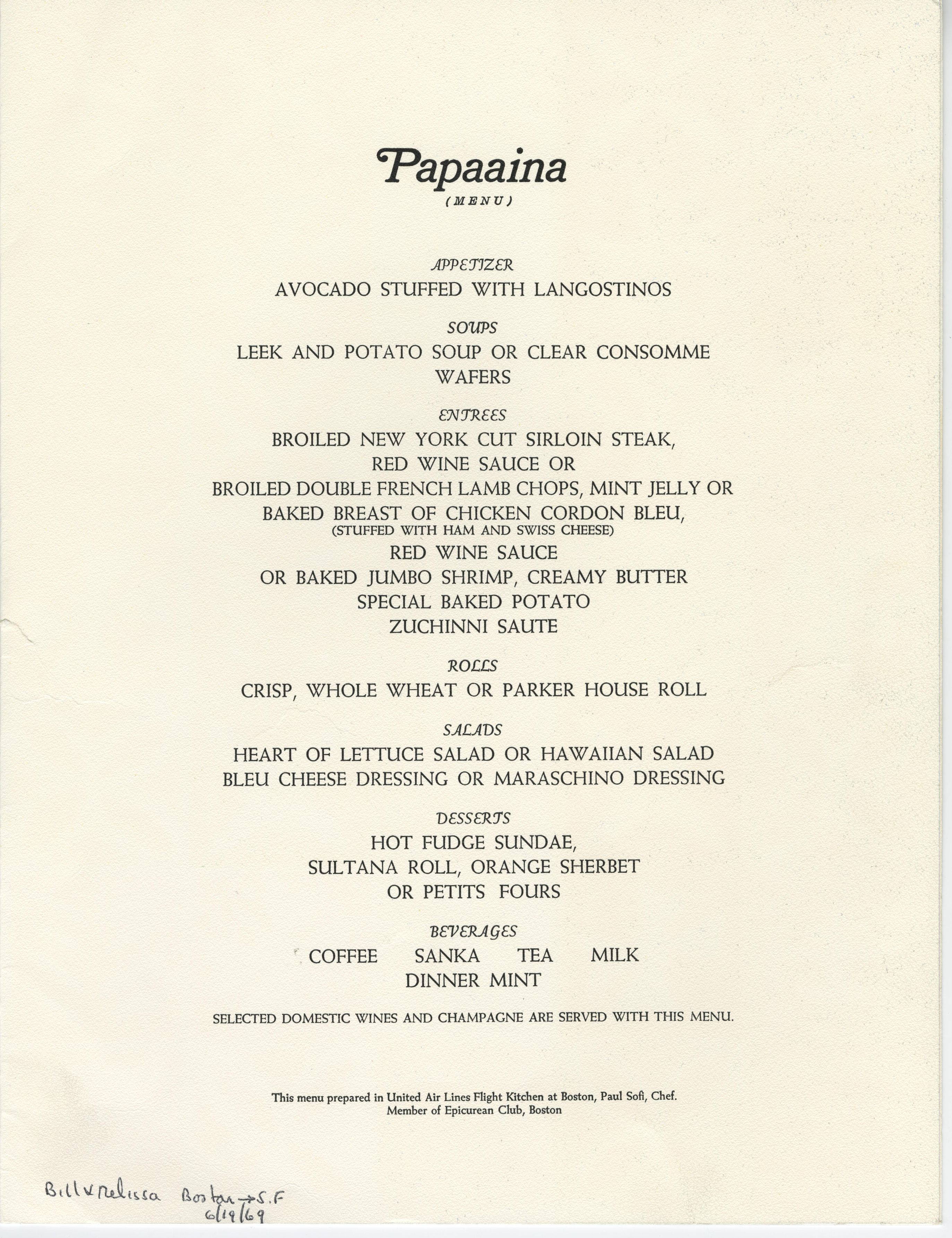 Royal Hawaiian, Boston to San Francisco